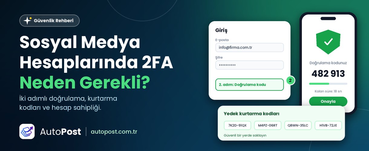 Kurumsal Sosyal Medya Hesaplarında 2FA Neden Kullanılmalı?