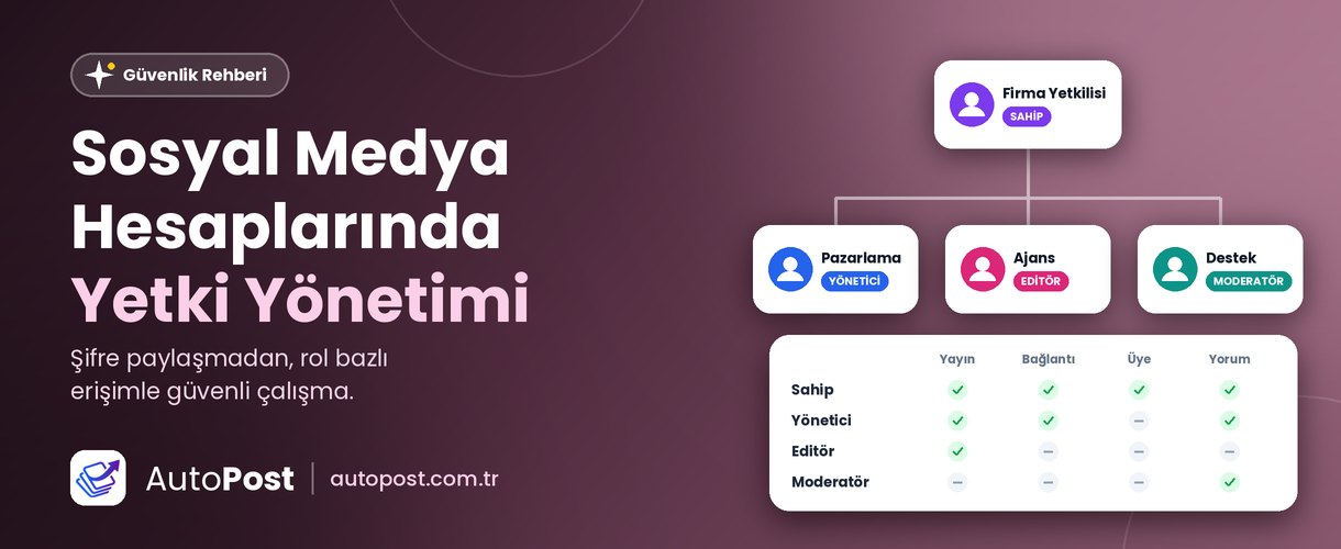 Kurumsal Sosyal Medya Hesaplarında Yetki Yönetimi Nasıl Yapılmalı?