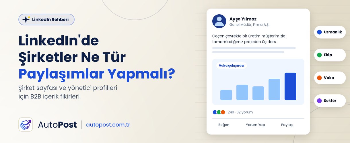 LinkedIn'de Şirketler Ne Tür Paylaşımlar Yapmalı?