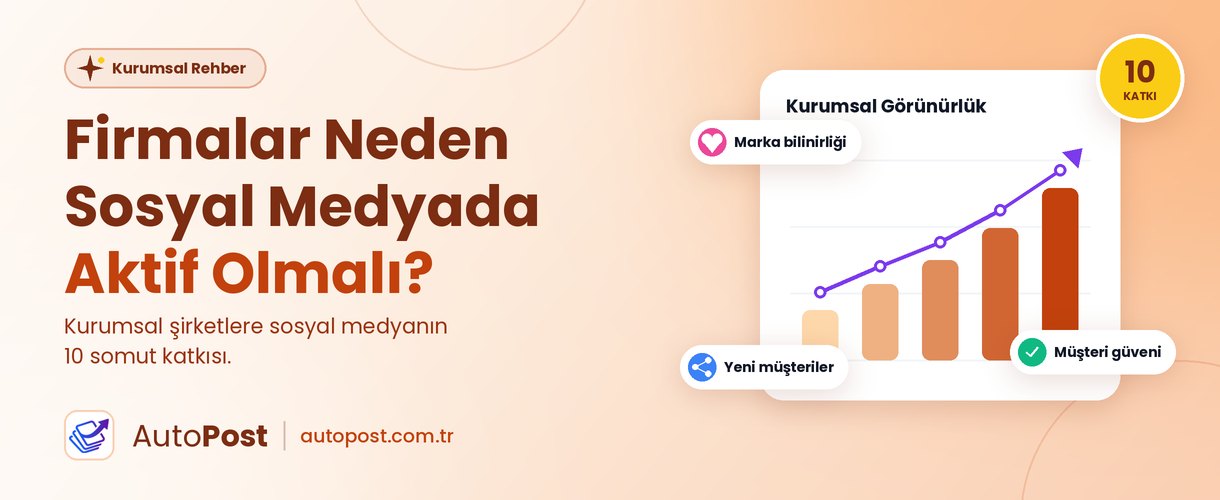 Firmalar Neden Sosyal Medyada Aktif Olmalı? Kurumsal Şirketlere 10 Katkı