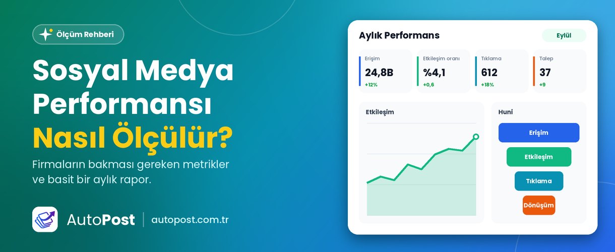 Sosyal Medya Performansı Nasıl Ölçülür? Firmalar Hangi Metriklere Bakmalı?